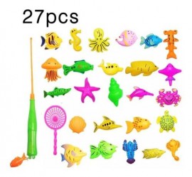 Kit Pescaria Infantil Magntica 27 Peas! Pesca De Brinquedo