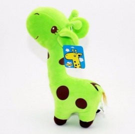 Girafa De Pelcia - 18cm - Verde - Girafinha - Unidade