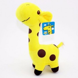 20 Unidades Girafa De Pelcia - 18cm - Amarela - Girafinha